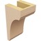 Ekena Millwork 4"W x 4"D x 8"H Wide Legacy Rough Cedar Woodgrain TimberThane Corbel, Primed Tan CORUR04X04X08LGYRCPR - alternate 5